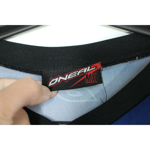 Vintage O'Neal Mens Medium Motorcross Y2K Style Spell Out Jersey B1089 - Picture 3 of 7